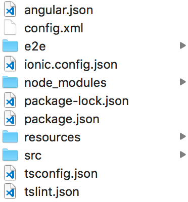 Ionic4 Project Structure